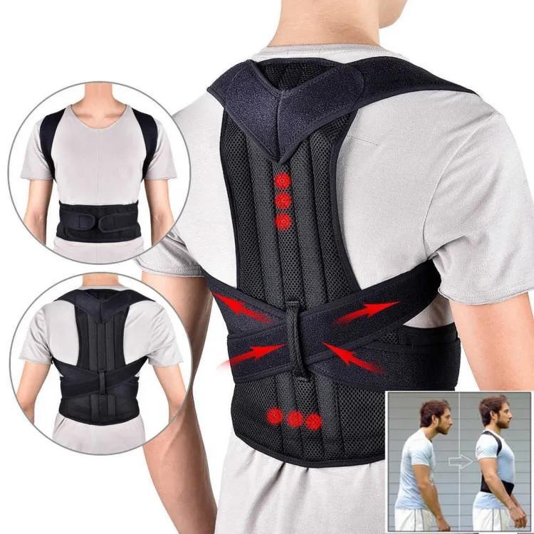 Body Posture Corrector Belt - Shoulder Support Relief and Back Pain Relief Belt - Adjustable Posture Support Brace for Men and Women